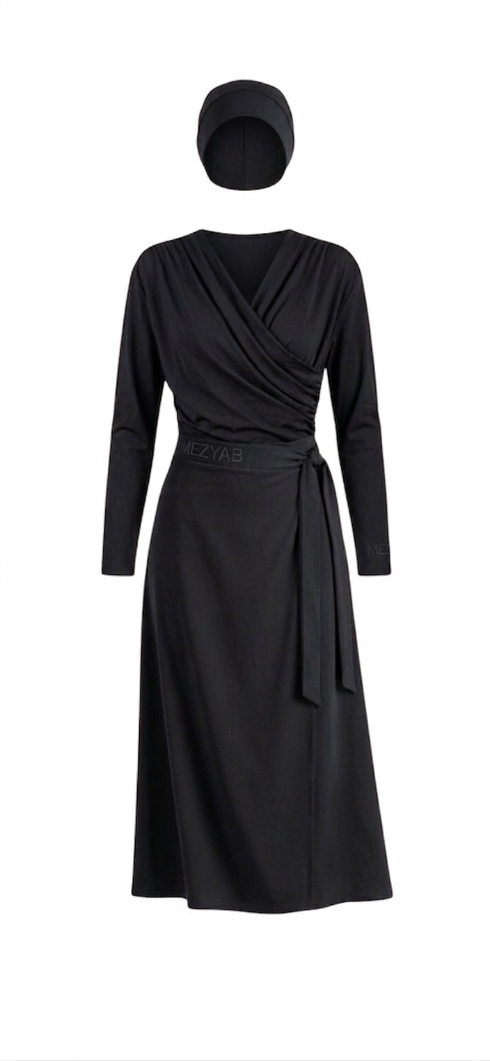 OASIS MIST BLACK PEARL SET + TURBAN SWIM