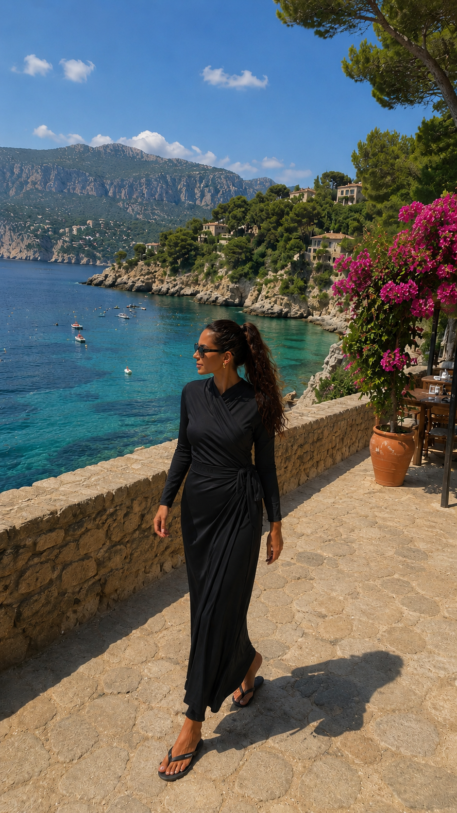 OASIS MIST BLACK PEARL SET + TURBAN SWIM