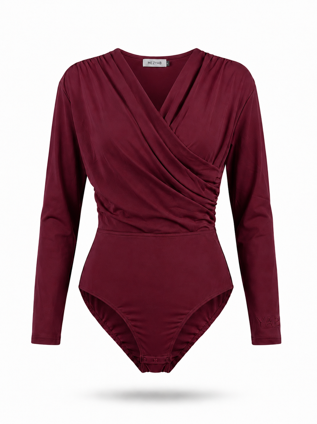 Burkini 3 pièces Oasis Mist - Cerise noire | Protection UV SPF 50+