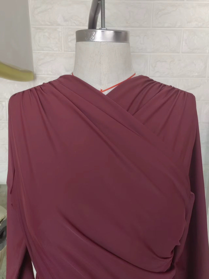 Burkini 3 pièces Oasis Mist - Cerise noire | Protection UV SPF 50+