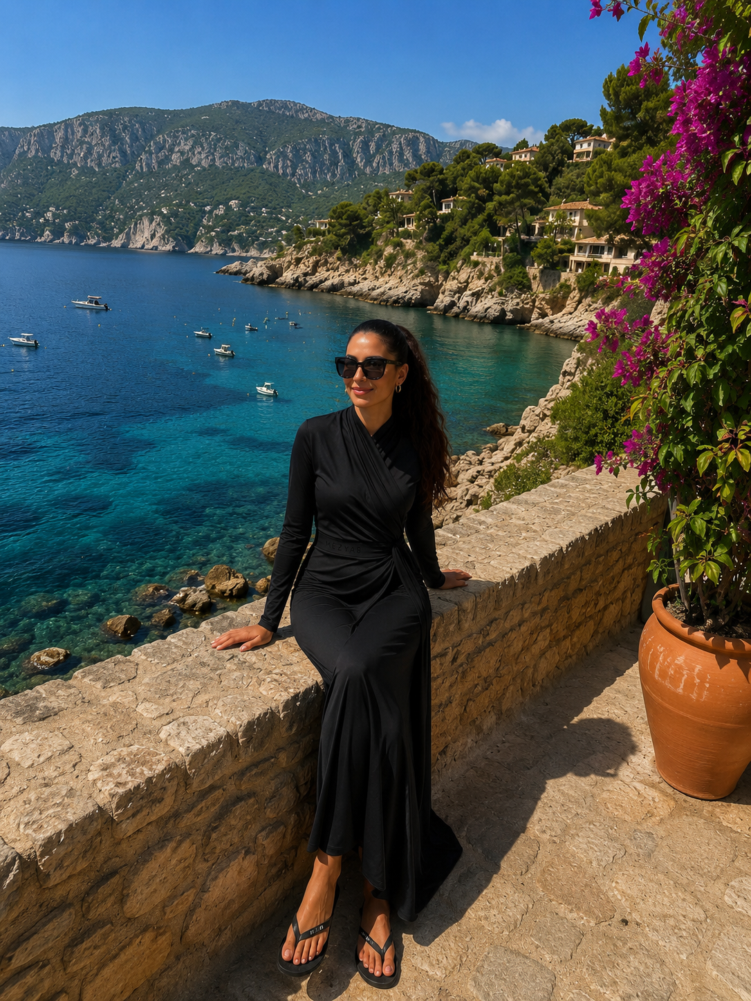 PRE ORDER 3-piece Burkini Oasis Mist - Black Pearl | UV Protection SPF 50+