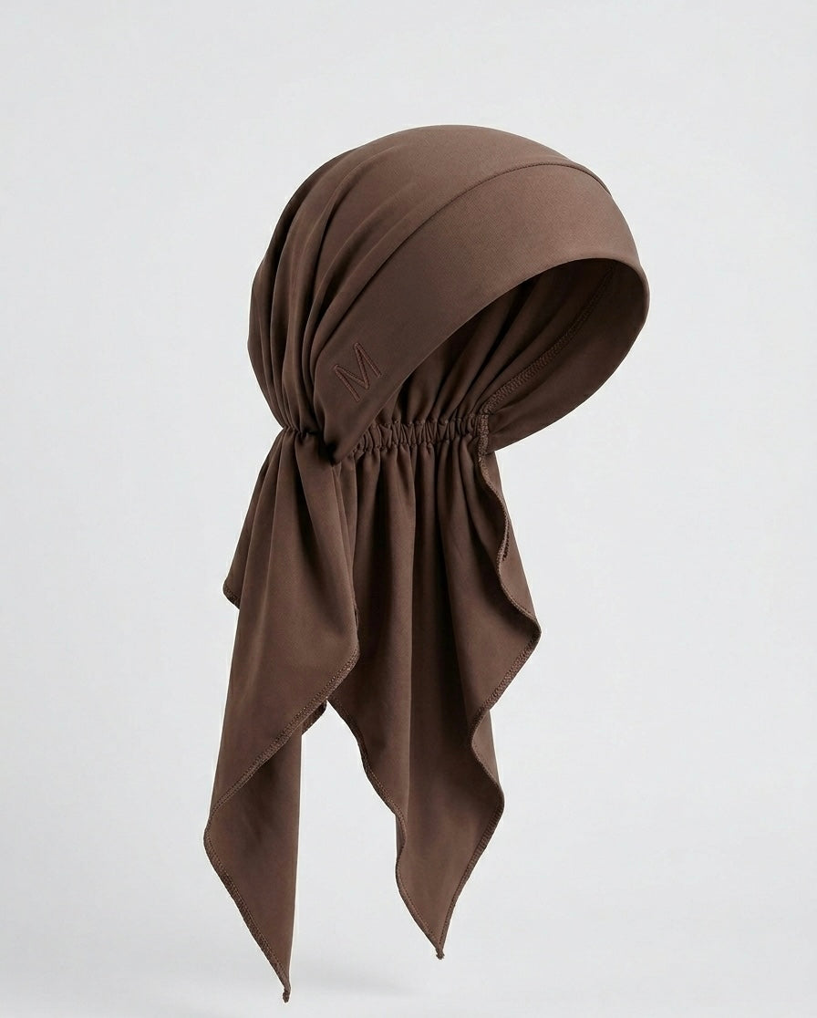 PRE-ORDER TURBAN « SWIM » ASH BROWN